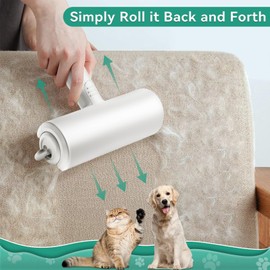 Pet Hair Remover,DAINTIER Reusable Lint Roller,Cat and Dog Hair Removal Tool,2024 Upgraded Animal Lint Remover for Furniture, Carpet, Couch,Car Seat,Clothing