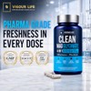 Clean Magnesium Glycinate 1500mg, 4-in-1 Complex, 120 Vegan Capsules