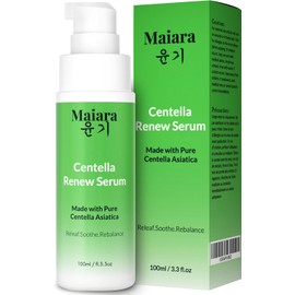 Centella Serum for Face - Korean Skincare Centella Asiatica (100 ml) - Ampoule Moisturizing and Soothing Facial Serum - Hydrating Daily Centella Moisturizer for All Skin Types