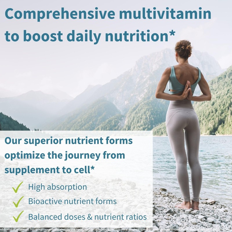 Igennus High Potency Methylated Multivitamin for Women, Pure & Clean