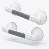 2 Pack Grab Bars for Bathtubs and Showers, Suction Grab