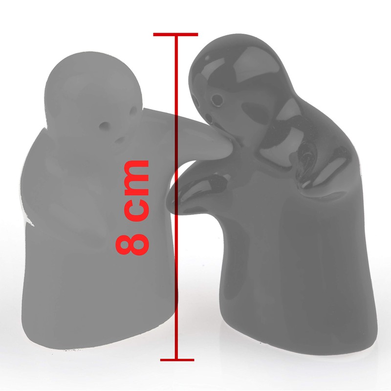 by-Bers Ghost Humans Hug Cow Mouse Animals Elephant Salt Shaker