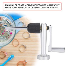 Jump Ring Maker, Professional Stainless Steel Manual Jump Ring Maker Machine Jewelry Tool with 20 Mandrel Accessory for Jewelry Makers