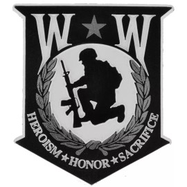 Eagle Emblems Wounded Warrior Magnet Car Fridge Locker Decal (2-7/8")