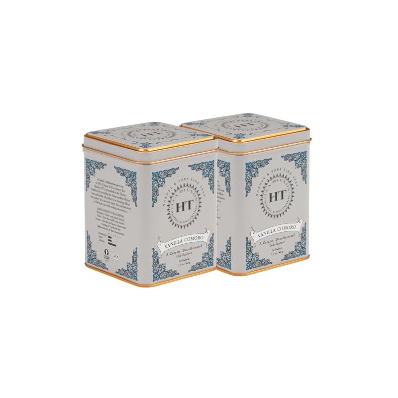 Harney & Sons, Vanilla Comoro Tea, 20 Tea Sachets, 1.4
