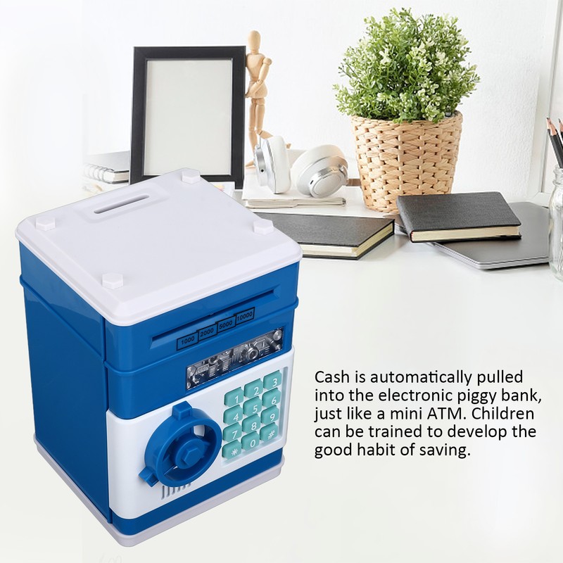 Piggy Bank Mini Automatic Coins Saving Box Home Furnishing Article