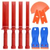 Tanstic 36Pcs Non-Marring Plastic Chisel Scraper, Plastic Razor Blade Scraper