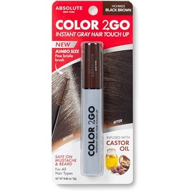 Absolute New York Color 2 Go Hair Mascara Black Brown