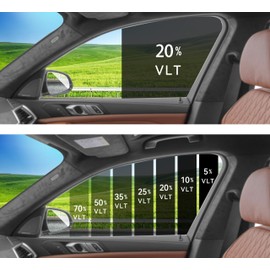 AUTOTEK Precut Windows Tint Film All Sides Cars Sun Blocking Protection Privacy Anti Shatter Glass 2 Ply Film Any Tint Shade kit for Jeep Wrangler JL 4 Door 2018-2024