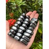 0.25 Pound Magnetic Hematite Tumbled Stones, Polished Natural Magnetic Hematite