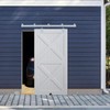 BARNSMITH 8FT Exterior Barn Door Hardware, Sliding Barn Door Hardware