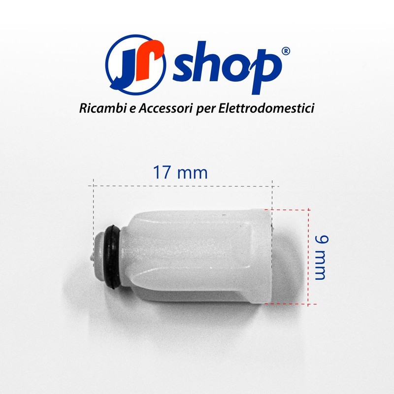 JPshop - Clutch coupling in white plastic with gasket for