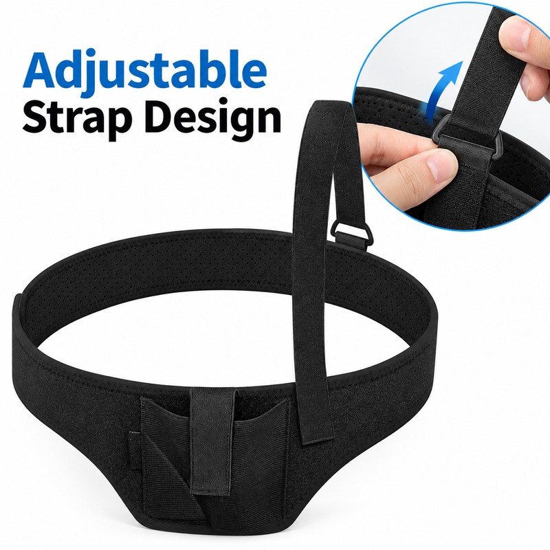 Adjustable Shoulder Holster – Black Underarm Holster with Retention Strap