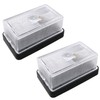 AB Tools PAIR Rubbolite Front Outline Marker Lamp/Light for Trailers