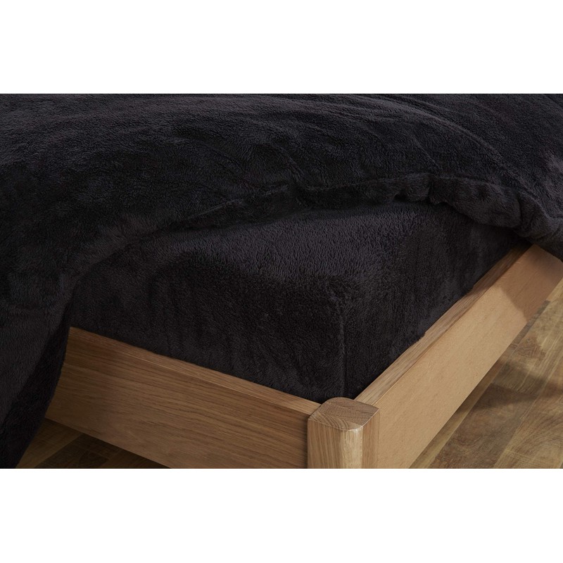 Brentfords Teddy Fleece Fitted Bed Sheet Thermal Warm Soft Luxury