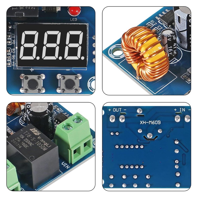 4PCS 12V-36V DC Voltage Protection Modules XH-M609 Over-Discharge Circuit Protection