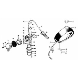 Flying Horse Throttle Cable 2 Stroke Bicycle Engine Kit Replacement Part Motorized Bike