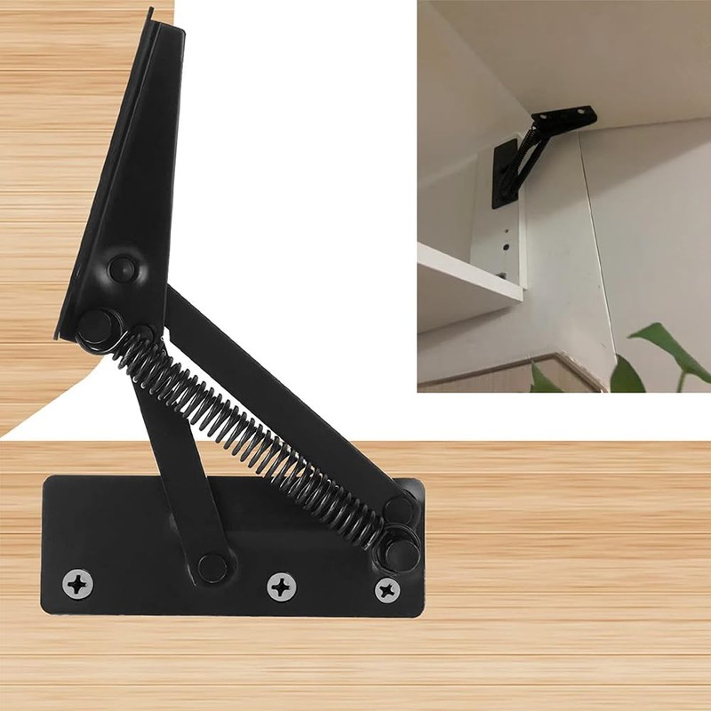 MINMHDONGX-(2pc) 80 Degree Foldable Lift Bracket Widely Used for Sofa