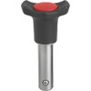 Toggle Ball Nyloc Locking Pin Shape A THERMOPLASTIC, Diameter 6