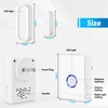 KCMYTONER Door Chimes When Door Opens, Door Bell Chime, Alarm