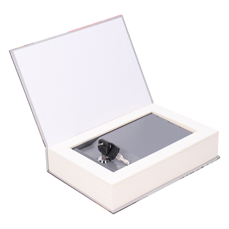 Simulation Book Security Locking Box Cash Coin Money Storage Safe