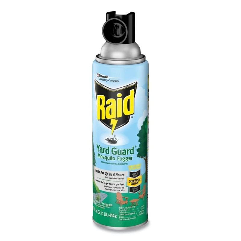Raid 617825 Yard Guard 16 oz Aerosol Spray Fogger (12/CT)