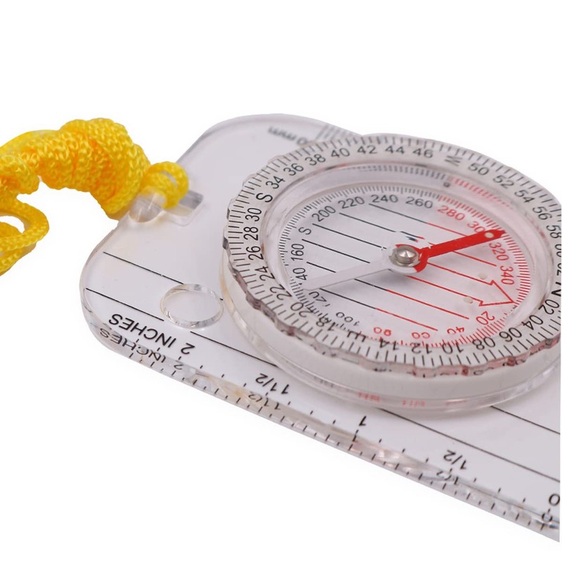 Namvo 2pcs Compass Navigation Map scale Waterproof Orienteering Compass for