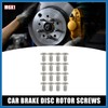A ABSOPRO 16pcs Brake Disc Rotor Screws Bolts Kit 93600-06014-0H