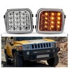HECASA Pair LED Turn Signal Light Compatible with 2006-2010 Hummer