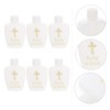 FOMIYES 6Pcs Empty Holy Water Bottles Set Holy Water Bottles