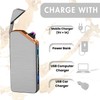 Electric Lighter, USB Rechargeable Lighter, Plasma Dual Arc Lighter, Windproof