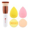 DUcare DUcare Foundation Brush with Makeup Sponges Puff Flat Top