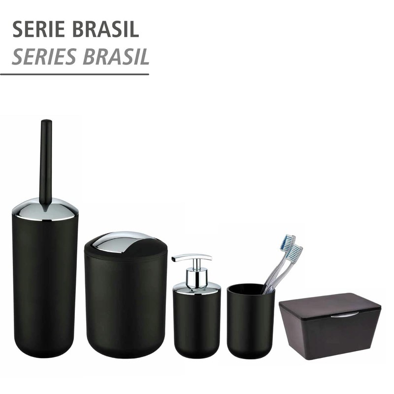 Wenko Brasil white toilet brush holder 10 x 37 x