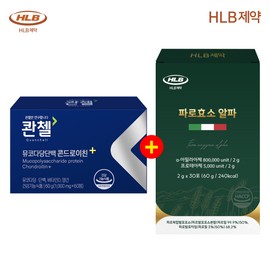 Quentzel Quenzel Mucopolysaccharide Protein Chondroitin Plus (1 60 tablets) & Faro Enzyme Alpha (1 30 packets) / 콴첼 뮤코다당단백 콘드로이친 플러스 (60정 1개) & 파로 효소 알파 (30포 1개)