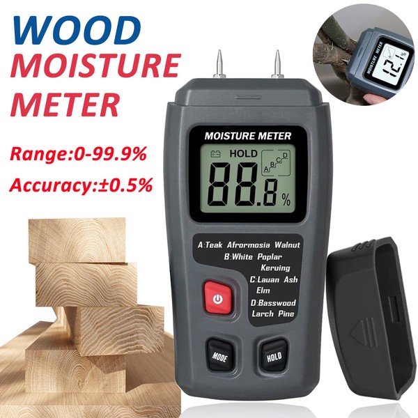 Unbranded Digital LCD Wood Moisture Meter Detector Tester Wood Firewood