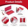 16Pcs Acrylic Hinges, Self Adhesive Clear Hinges, Plastic Continuous Piano