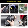 9.8FT Siphon Hose for Gasoline，High Flow Hand Transfer Pump with