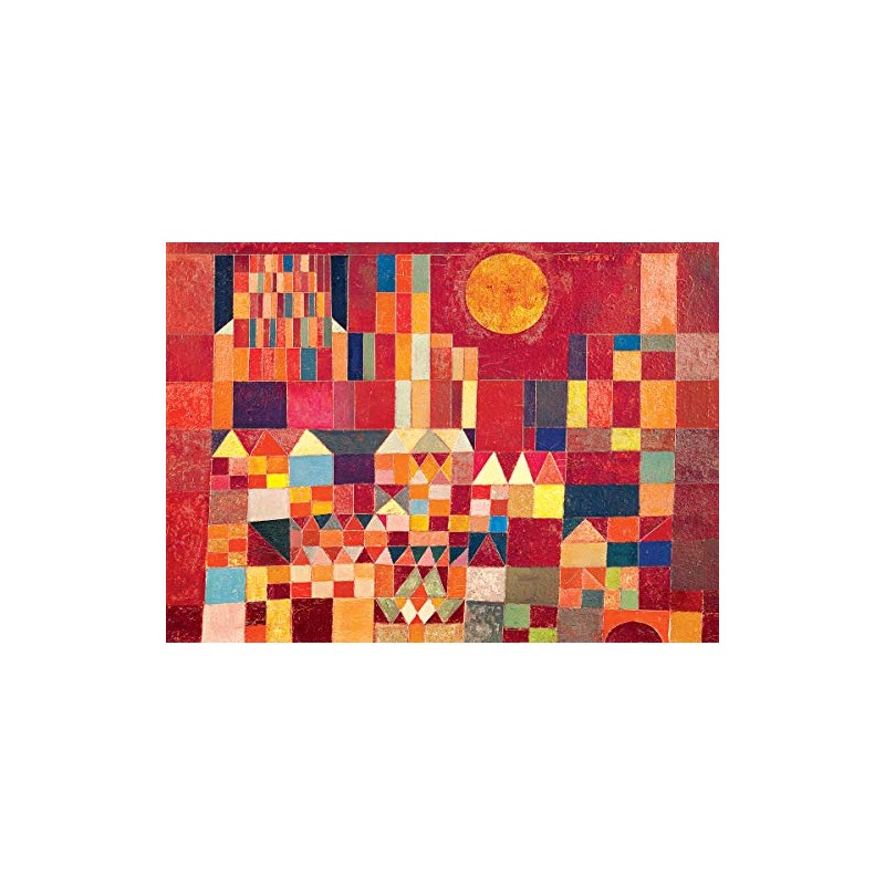 EuroGraphics Castle and Sun by Paul Klee 100-Piece Puzzle, Multi