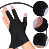 AOEVUIR 1 x Three Finger Billiard Gloves, Breathable Pool Gloves,