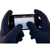 TouchAbility Grip Touchscreen Gloves (Navy Blue, Large)