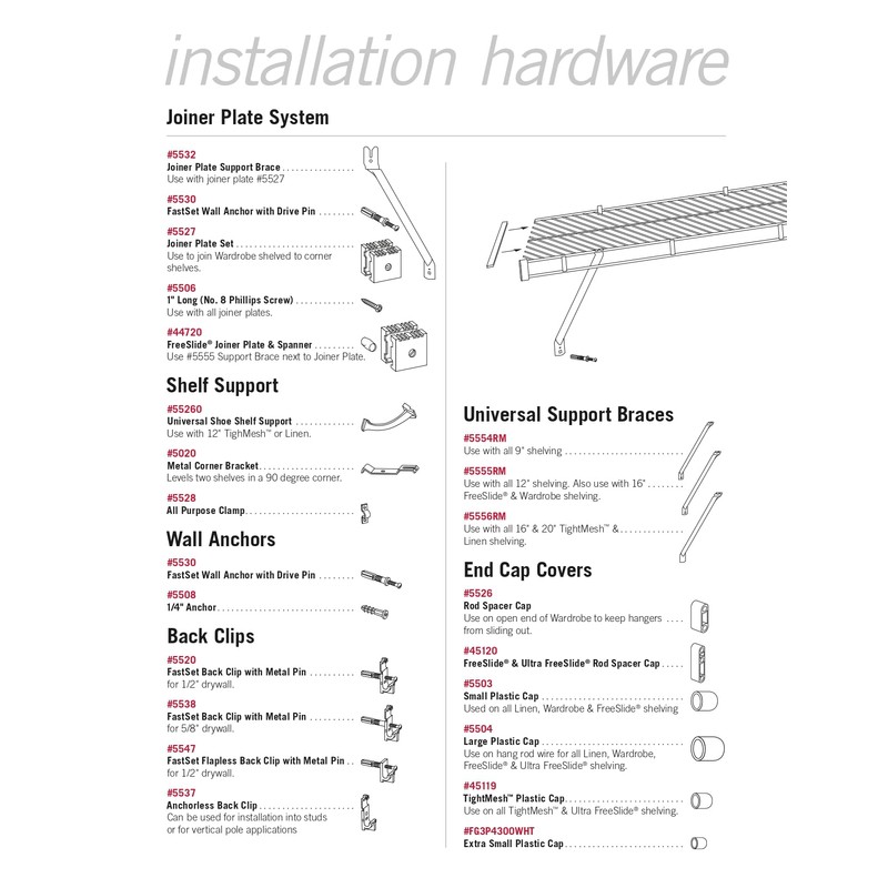 Rubbermaid Commercial Products FreeSlide Wire Shelving, 16-Inch, White, Closet organizer