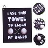 Gatuida Portable Fiber Golf Towel Drying Wipe for Cleaning Outdoor