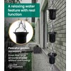 OUT ESSENTIALS Black Rain Chain for Gutters for Heavy Rain