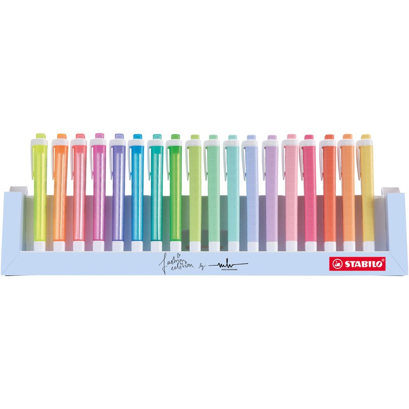 Highlighter - STABILO swing cool - Deskset of 18 -