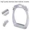 Stainless Steel Electroplated Lightweight Safety Stirrups Horse Riding Racing Accessory