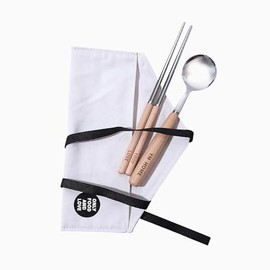 ChiiGe Portable Cutlery Pouch Set - Stylish and Convenient Dining Utensil Kit, Convenient Cutlery Set, Portable Utensil Kit, Sustainable Utensils, On-the-Go Dining Set for Outdoor