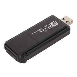 Gugxiom Adaptador de Red 802.11ax WiFi 6E, Tarjeta de Red USB de 3000Mbps con Triple Banda 2.4G 5G 6G, para 10 11, Alta Velocidad de Transmisión, Transmisión de Señal Estable