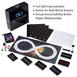 Better Me Self-Improvement Board Game - Fun & Connection for Couples, Friends, and Family Game Night, Relationship Date Night Ideas, Counseling and Group Therapy, Goal Setting & Accountability