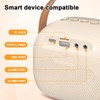 KALLORY Máquina de Karaoke, Wireless Karaoke Speaker con Luces LED，4