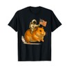 Space Hamster USA Ride, Funny Astronaut Patriot Meme T-Shirt